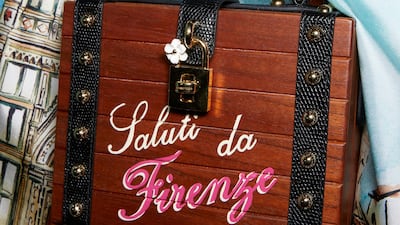 The collection was an homage to the city of Florence. Courtesy Dolce & Gabbana