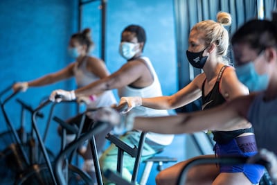 Cleansing the face before and after workouts can prevent acne. Victor Besa / The National