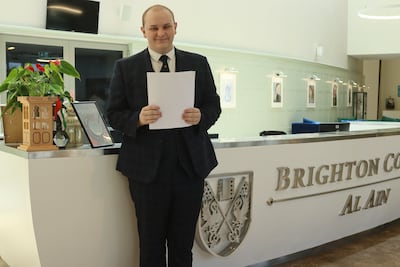 Eloi Roberts, an A-level student in Al Ain, has his sights set on a career in architecture