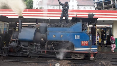 A big attraction for tourists is the West Bengal line's steam engines. The line was built in the 1880s.