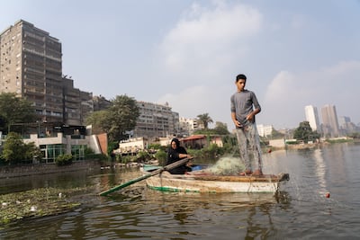 Umm Reda was born in Giza, about 100 metres from the dock from which she takes her boat out every day. Mahmoud Nasr/ The National