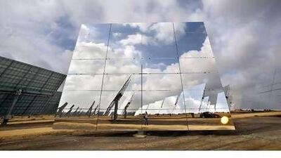 Spain's plans to cut subsidies on solar power plants cast a cloud feasibility of the Sanlucar La Mayor, pictured above.