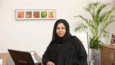 UAE - Dubai - Aug 18 - 2011: Dr. Mona Al Bahar, Deputy Executive Director for Care and Rehabilitation of the Dubai Foundation for Women and Chidren, pose for a portrait at her office. (Jaime Puebla - The National Newspaper) Magazine