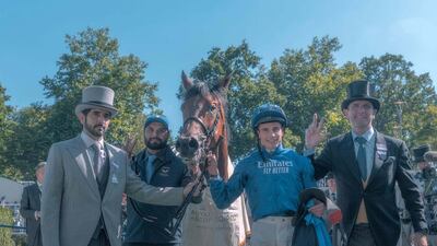 Sheikh Hamdan bin Mohammed, Crown Prince of Dubai, attends Royal Ascot. All photos: @faz3 / Instagram