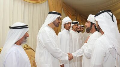 Sheikh Mohamed bin Zayed offers condolences to the family of Mohamed Al Khateri. Wam
