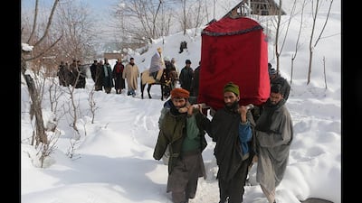 A Gujjar marriage with the groom on horse and bride in the palanquin.