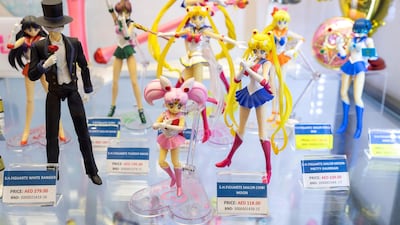 Customers in the UAE are keen on anime figurines. Chris Whiteoak / The National
