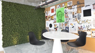 The Pallavi Dean Interiors studio in D3, Dubai, demonstrates some of the ways you can make your office into a modern, inviting place to work. Courtesy Pallavi Dean