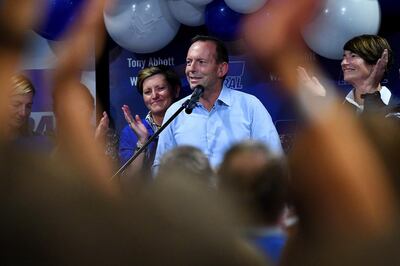 Tony Abbott, the former Australian prime minister, is currently a trade adviser to the UK government. EPA