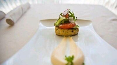 Cornish crab cake. Silvia Razgova / The National