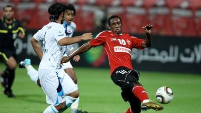Ahmed Khalil, seen here in an Al Ahli shirt, has been prolific in age-group national competitions and is a key player for UAE.
