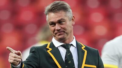 South Africa coach Heyneke Meyer shown during a practice on Friday before they played Scotland on Saturday. Steve Haag / Gallo Images / Getty Images / June 27, 2014