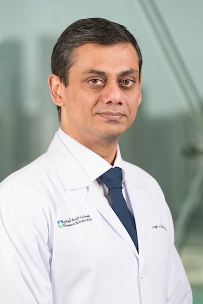Dr Madhu Sasidhar, chief medical officer at Cleveland Clinic Abu Dhabi, believes the hospital’s new app will allow patients to access vital health services while practising physical distancing. CCAD