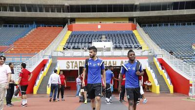 Majed Hassan (left) and Ismail Al Hammadi. Al Ittihad / June 15, 2015