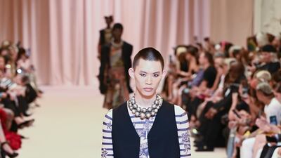 The Jean Paul Gaultier haute couture autumn/winter 2022-2023 show as part of Paris Fashion Week.