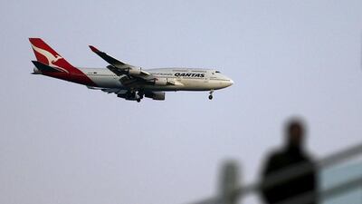A Qantas Boeing 747 prepares to land. The jumbo jet, for many years the workhorse of modern air travel, could be close to running out of runway. Last year, there were zero orders placed by commercial airlines for new 747s. Daniel Munoz / Reuters