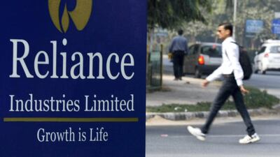 Shares of Reliance Industries touched an all-time high after media reports emerged about a potential deal with Amazon. Reuters
