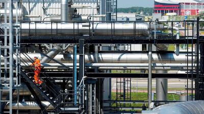 Above, Taqa’s Netherlands oil and gas operations. Courtesy Taqa