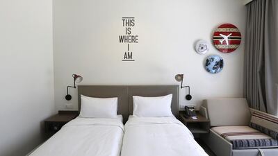 A typical guest room .