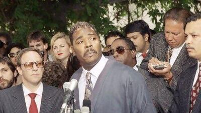 The trial of four white Los Angeles police officers accused of beating Rodney King was a landmark moment in US history. AP