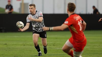 Jack Stapley during UAE's rugby Test against Germany at The Sevens in Dubai. Pawan Singh / The National
