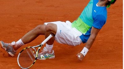 Rafael Nadal won the French Open men's singles title five times.