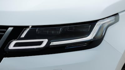 The Velar's styling combines elements of Range Rover siblings the Sport and Evoque. Victor Besa / The National