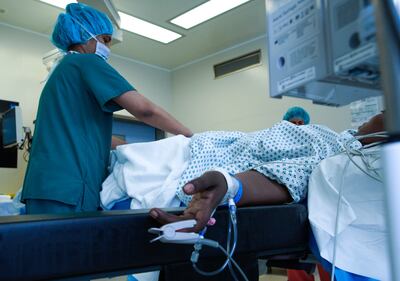 Laparoscopic surgery, which is invasive and may not be performed unless symptoms are severe, is the only way to definitively diagnose endometriosis. Victor Besa / The National