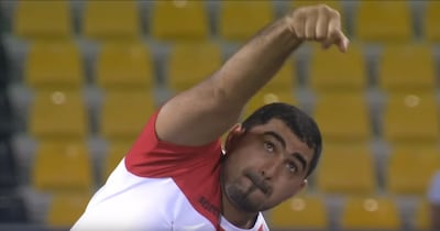 Screengrab from a video featuring Emirati para athlete Abdullah Hayayei