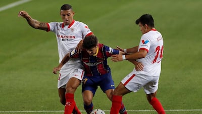 Trincao (Griezmann 60). 6 – Enjoyed a foray down the right 10 minutes after coming on but his cross to the far post was cleared for a corner. Then had a glorious chance to win it cutting in from the right but his shot was saved. EPA