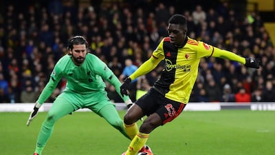 Right midfield: Ismaila Sarr (Watford) – One of the individual performances of the season to produce the campaign’s shock result. Scored twice and set up one goal against Liverpool. Reuters