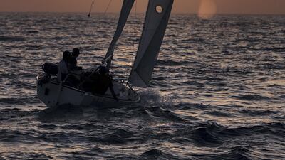 Participants join a crew and take part every week. Chris Whiteoak / The National