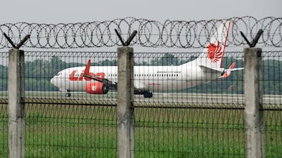 A Lion Air Group aircraft travels along a runway at Soekarno-Hatta International Airport in Cengkareng, near Jakarta, Indonesia. Bloomberg