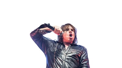 BARCELONA, SPAIN - NOVEMBER 22: Joey Tempest of Europe performs in concert at Sala Razzmatazz on November 22, 2016 in Barcelona, Spain. (Photo by Xavi Torrent/Redferns)