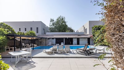 My Dubai Rent Ana Seixas's home in Dubai where she lives with her husband Catalin Marin, and son Seth. Communal complex area. Antonie Robertson/The National