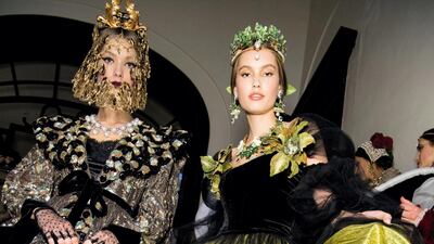 The show had a staggering 200-plus looks. Courtesy Dolce & Gabbana