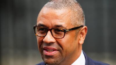British Foreign Secretary James Cleverly. PA