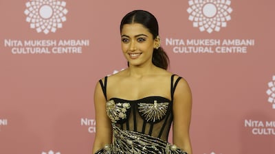 Bollywood actor Rashmika Mandanna. EPA