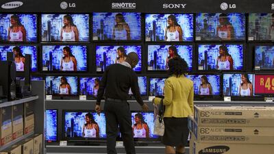 As economies rise across the continent, a definitive shopping culture is emerging in Africa. Above, an electronics store in Fourways, Johannesburg. Nadine Hutton / Bloomberg