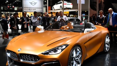The BMW Z4 Concept at the International Frankfurt Motor Show. Martin Meissner / AP Photo