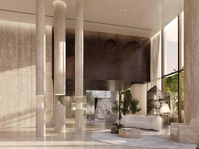 The real estate project in Dubai digs into the company archives and is inspired by the founder's love of interior design. Photo: Maison Margiela