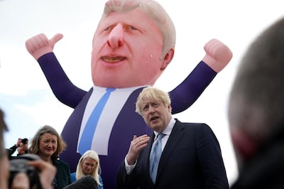 Prime Minister Boris Johnson visits Hartlepool after the Conservative Party candidate Jill Mortimer won the by-election. Getty Images