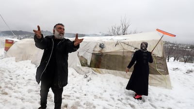 Winters in northern Syria are especially harsh with many internally displaced residents in need of aid. AFP