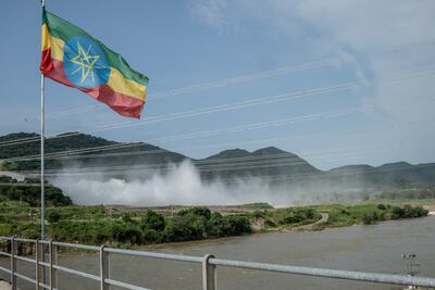 Ethiopia is celebrating the dam's opening but Egypt and Sudan fear it could be used against them. AP