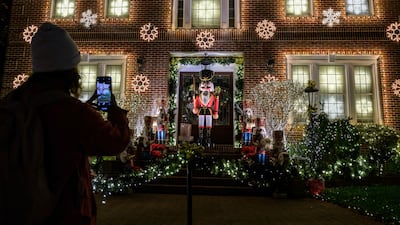 This Dyker Heights home is one of the more subtle. AFP