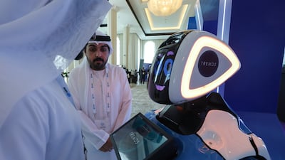 At the Governance of Emerging Technologies Summit in Abu Dhabi last year. If a government uses AI only to lay off staff and speed up old administration, it creates a cold, disconnected system. Victor Besa / The National