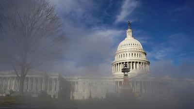Steam rises from a vent outside the US Capitol on the day the House of Representatives is expected to vote on legislation to provide $1.9 trillion in new coronavirus relief in Washington, US. Reuters