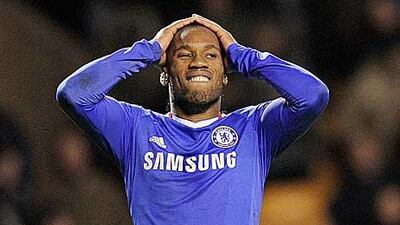 Didier Drogba, the Chelsea forward, has struggled to regain his best form after being diagnosed with malaria last month.