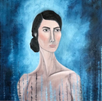 Blind Faith, 2018, Oil on canvas by Lulwa Al Khalifa