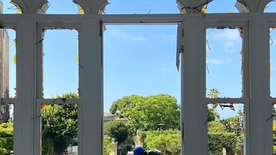 Inside Beirut's Sursock Museum, which was heavily damaged in the August 4 blast. Sursock Museum / Facebook